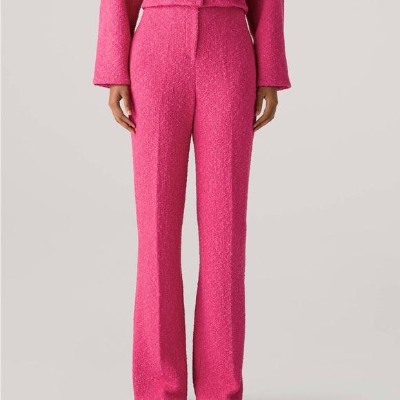 St. John Boucle Knit High Waist Pant size 4 - Picture 2 of 10